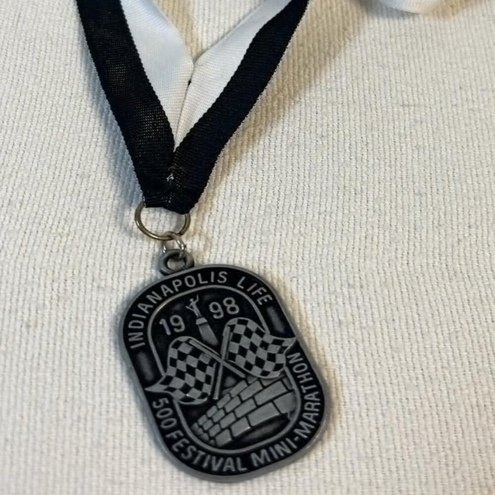 1998 Indianapolis Life 500 Festival Mini Marathon Medal 13.1‎ IndyCar Indy 500